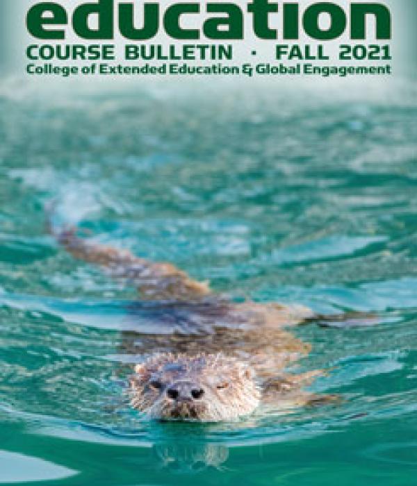 HSU Extended Education Fall 2021 Course Bulletin Cover