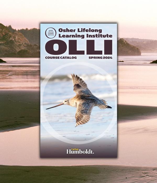 Cover of spring 2024 OLLI catalog