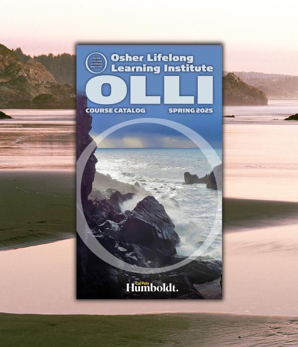 Cover of spring 2025 OLLI catalog