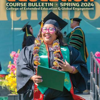 cover of the spring 2024 Extended Education bulletin
