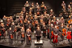 Eureka Symphony players on stage