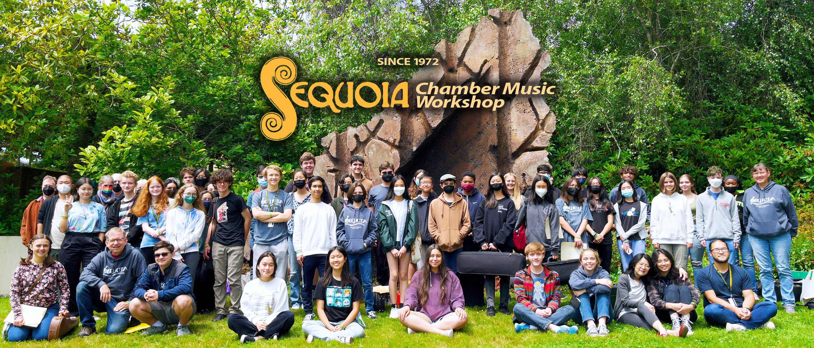 Sequoia Chamber Music Workshop 2022 group photo