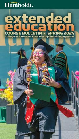 cover of the spring 2024 Extended Education bulletin