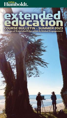 Cover of summer 2023 Extended Education Course Bulletin