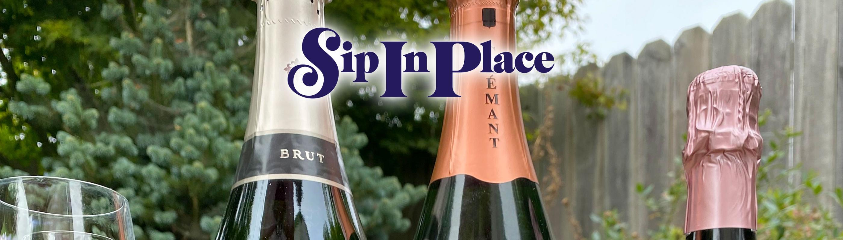Sip in Place - bottles of sparkling wine