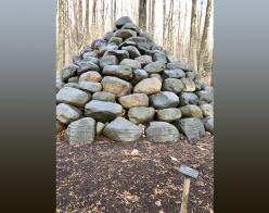 Rock sculpture by Andy Goldsworthy
